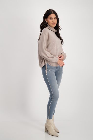 MONARI Джемпер хлопковый с камнями