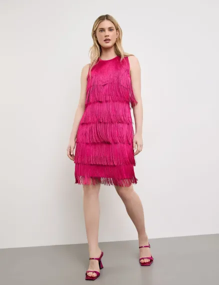 TAIFUN Платье с бахромой