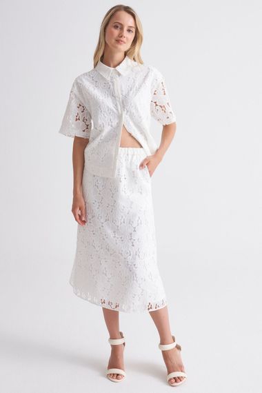 UNQ Блуза кружевная