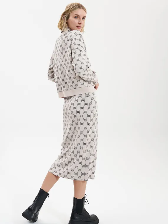 UNQ Джемпер вискозный с логотипами