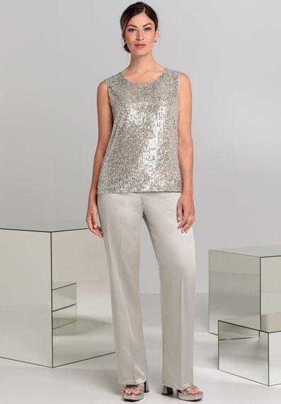 BIANCA Топ с пайетками