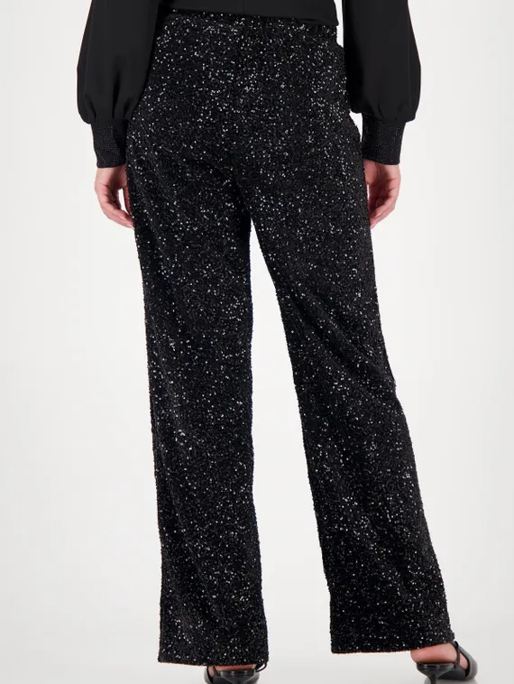 MONARI Широкие брюки с пайетками
