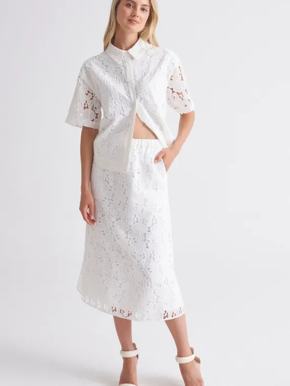 UNQ Блуза кружевная