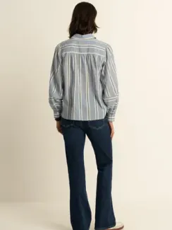 EXPRESSO Блузка в жаккардовую полоску