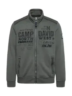 CAMP DAVID Толстовка с принтом и этикетками