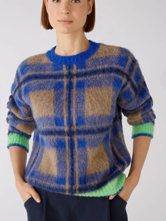 Oui Пуловер с добавлением шерсти