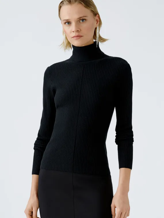 Oui Водолазка тонкой вязки