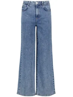 TAIFUN Джинсы со стразами