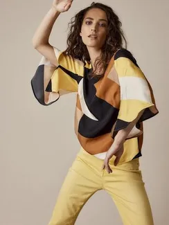 SUMMUM Топ с расклешенными рукавами