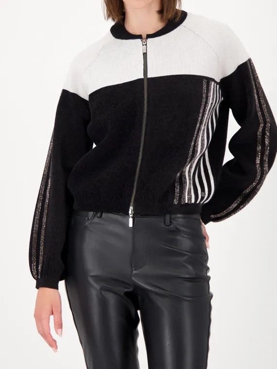 MONARI Вязаный кардиган со стразами