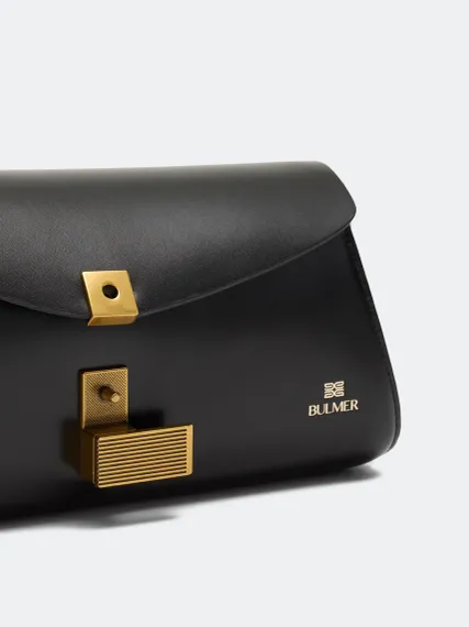 BULMER Мини сумка-багет из натуральной кожи