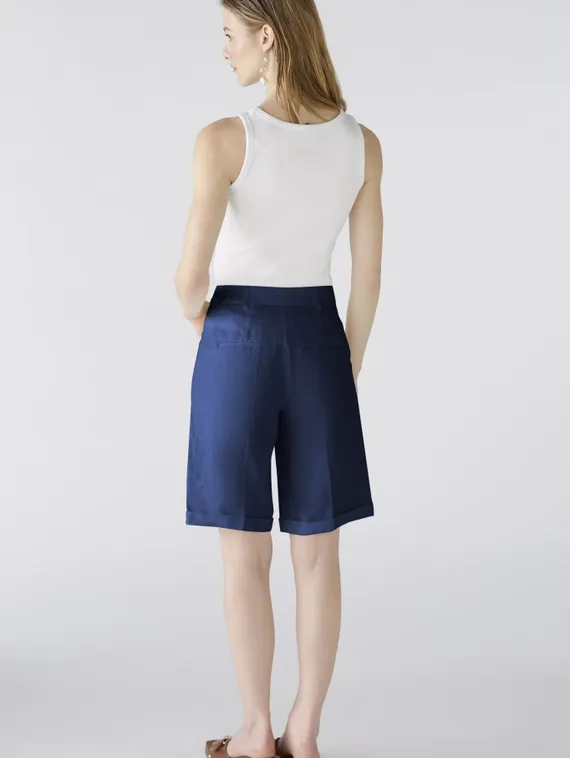 Oui Бермуды льняные