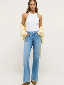 ANGELS Джинсы с бахромой по низу