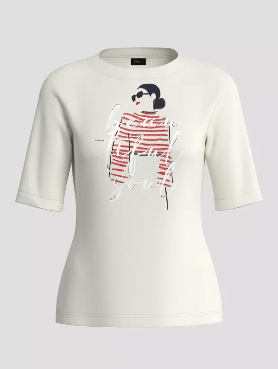 s.Oliver Футболка с принтом