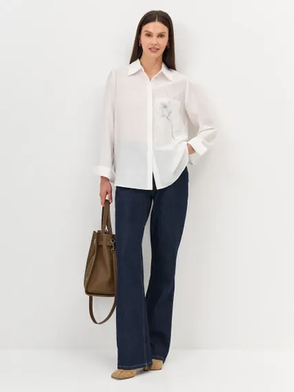 BULMER Блузка с нежным принтом