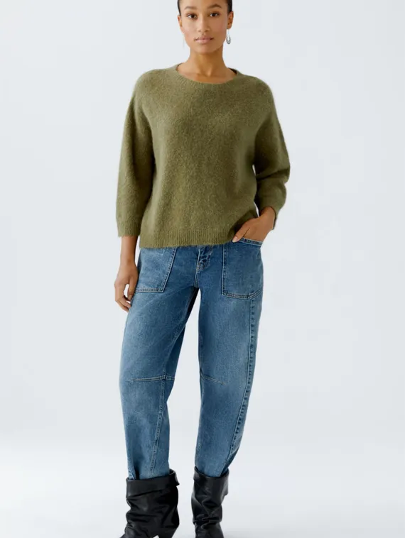 Oui Пуловер из смеси альпаки