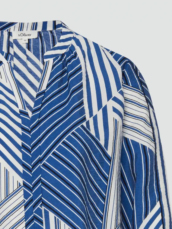 s.Oliver Блуза вискозная с принтом