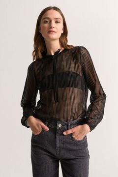 UNQ Блуза из черного кружева