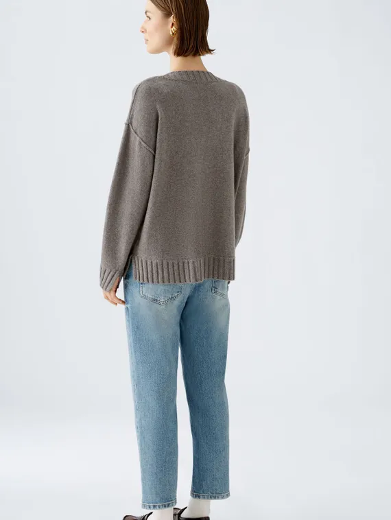 Oui Свитер из смесовой шерсти