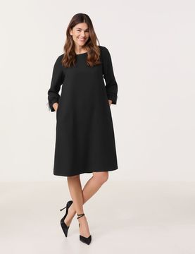 GERRY WEBER Платье с отделкой из перьев