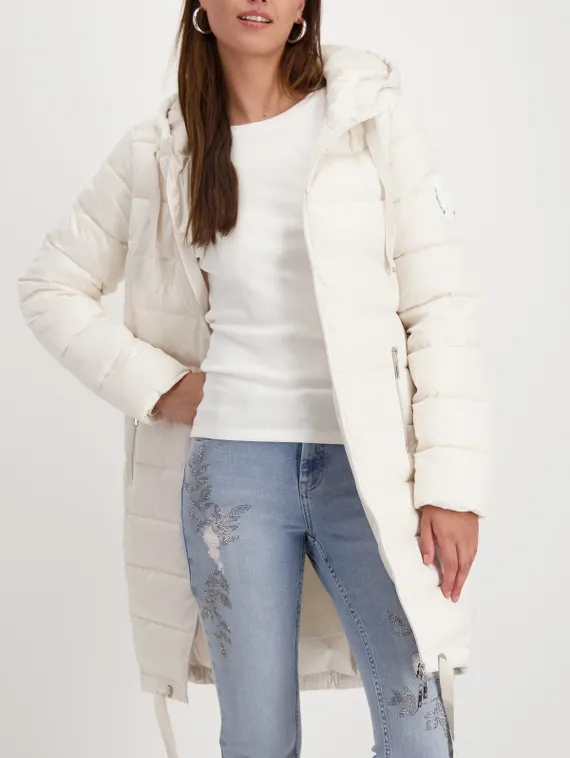 MONARI Пальто стеганое с нашивкой