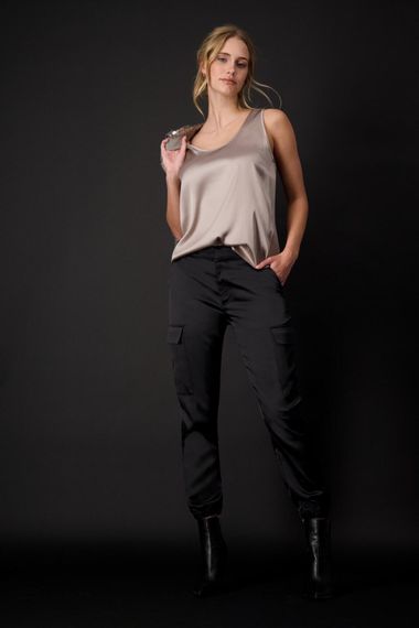 MONARI Топ сатиновый