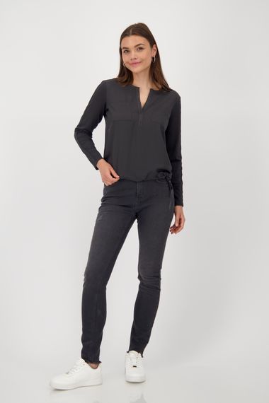 MONARI Блузка со стразами черная