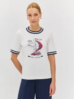 BULMER Футболка с ярким принтом