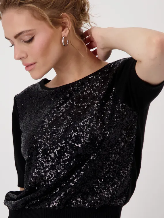MONARI Джемпер с пайетками