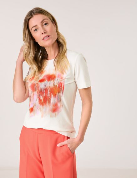 GERRY WEBER Футболка с абстрактным принтом