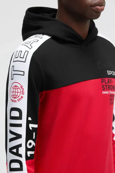 CAMP DAVID Толстовка с цветными блоками