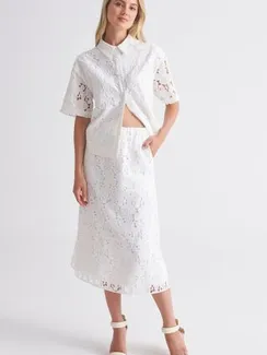 UNQ Юбка кружевная