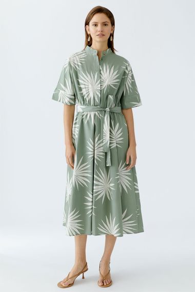 Oui Платье из хлопкового поплина