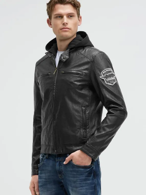 CAMP DAVID Куртка из искусственной кожи