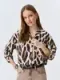 BULMER Блуза с анималистичным принтом