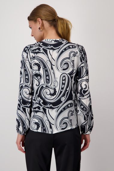 MONARI Блуза вискозная с узором пэйсли