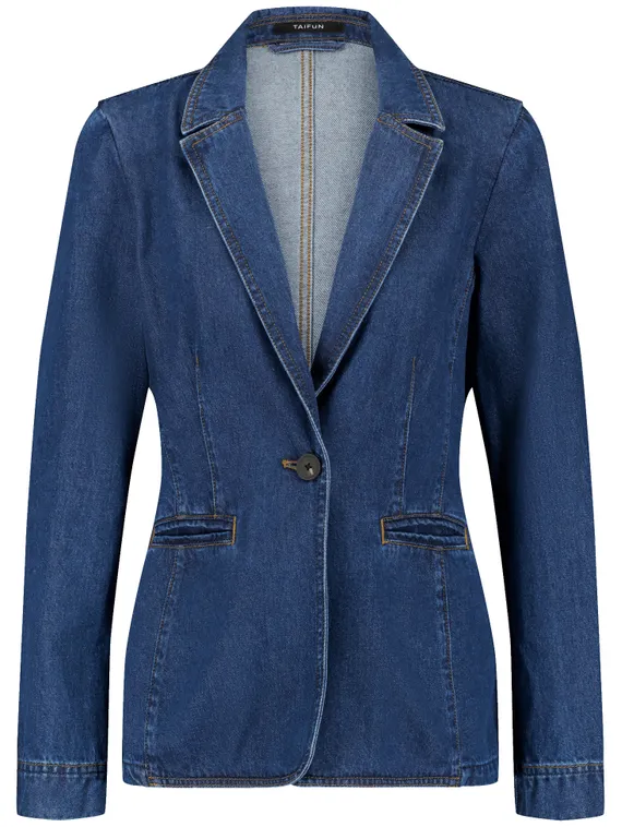 TAIFUN Пиджак джинсовый