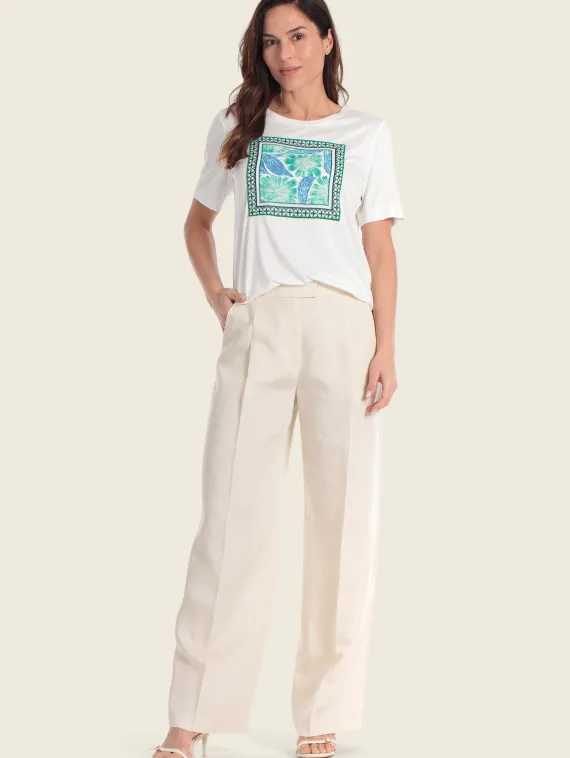 GERRY WEBER Футболка с растительным рисунком