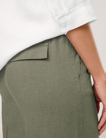 GERRY WEBER Брюки широкие льняные