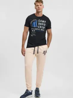 CAMP DAVID Спортивные брюки с объемным принтом