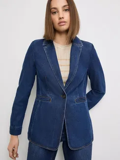 TAIFUN Пиджак джинсовый