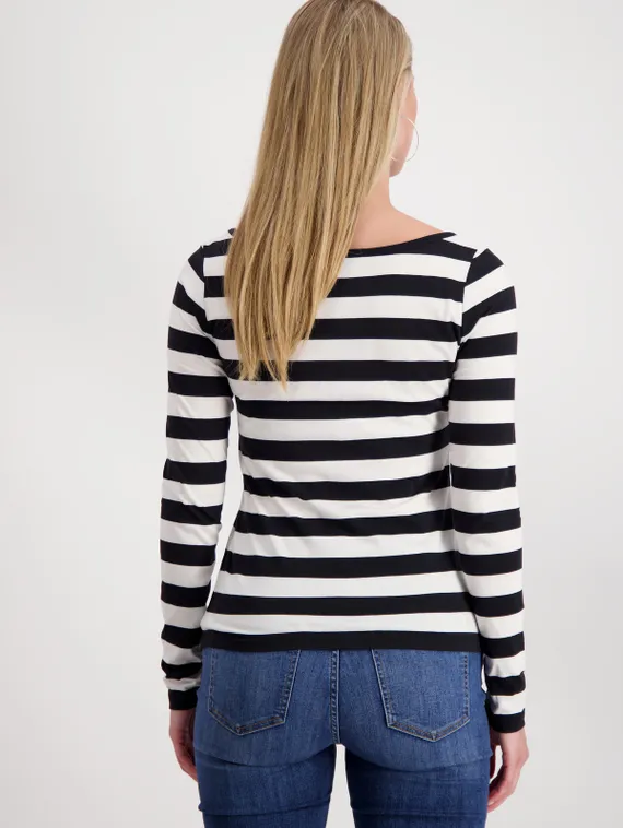 MONARI Лонгслив в полоску