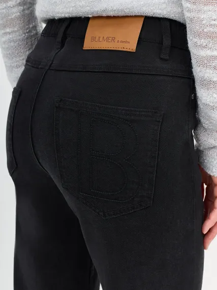 BULMER Прямые черные джинсы