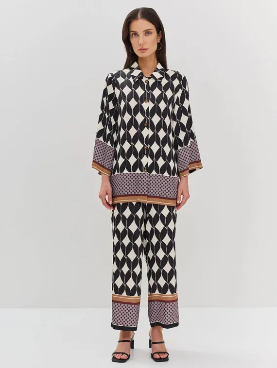 BULMER Блуза с графичным принтом