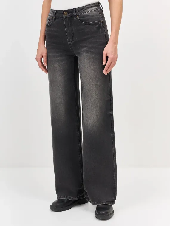 BULMER Широкие графитовые джинсы