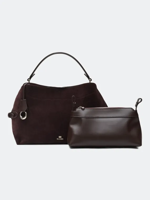BULMER Кожаная сумка с косметичкой