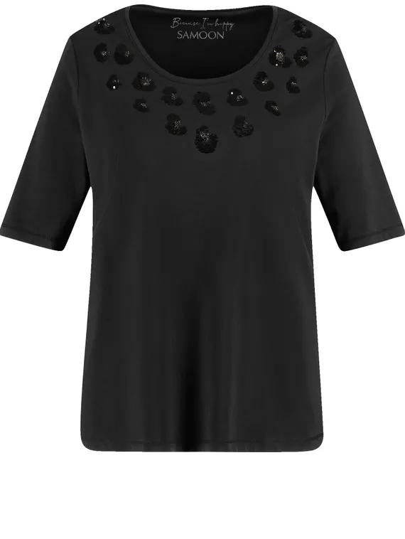 SAMOON Футболка с узором из пайеток