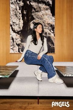 ANGELS Джинсы с бахромой по бокам