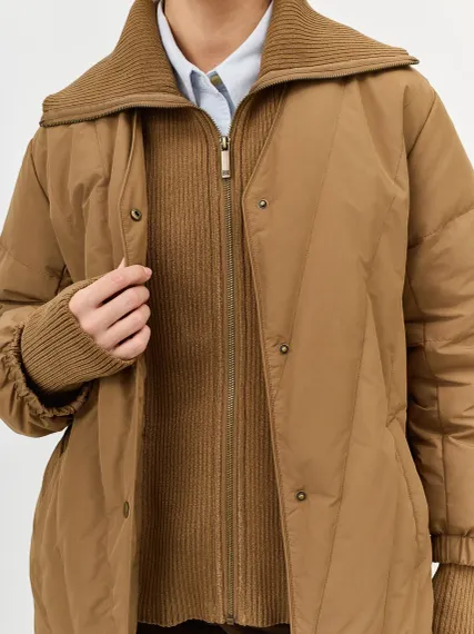 BULMER Объемная куртка с трикотажной манишкой