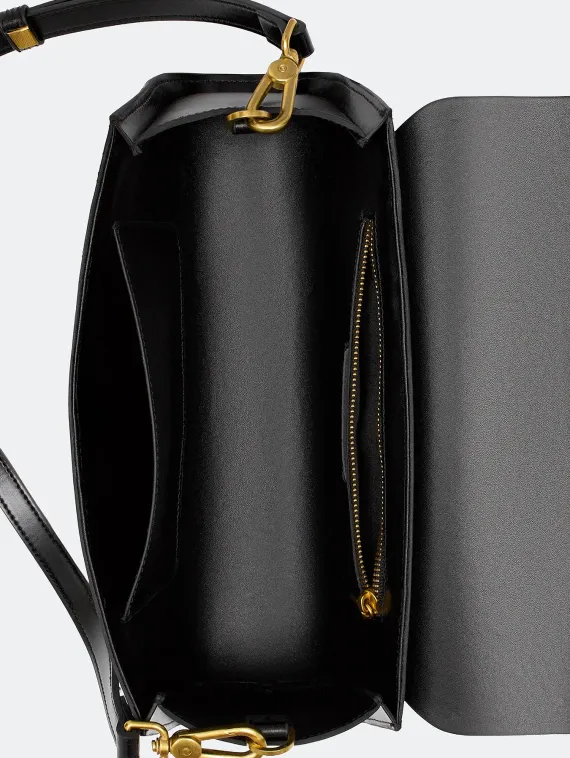 BULMER Мини сумка-багет из натуральной кожи